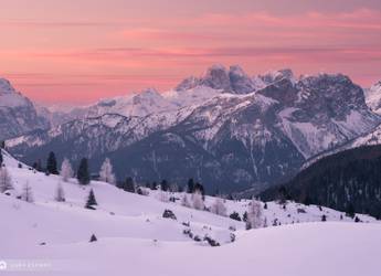 Luka Esenko Dolomites Winter