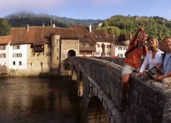 Jura vilalge by the bridge