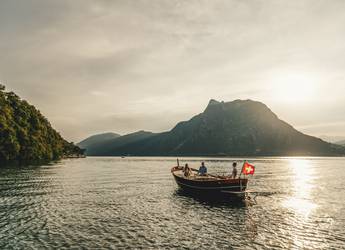 Lugano Lake boat
