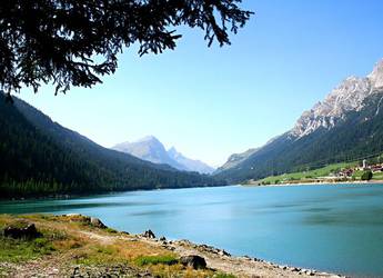 Tours Europe Via Spluga reservoir