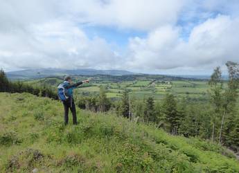 wicklow way green hills