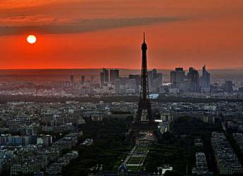 Paris sunset