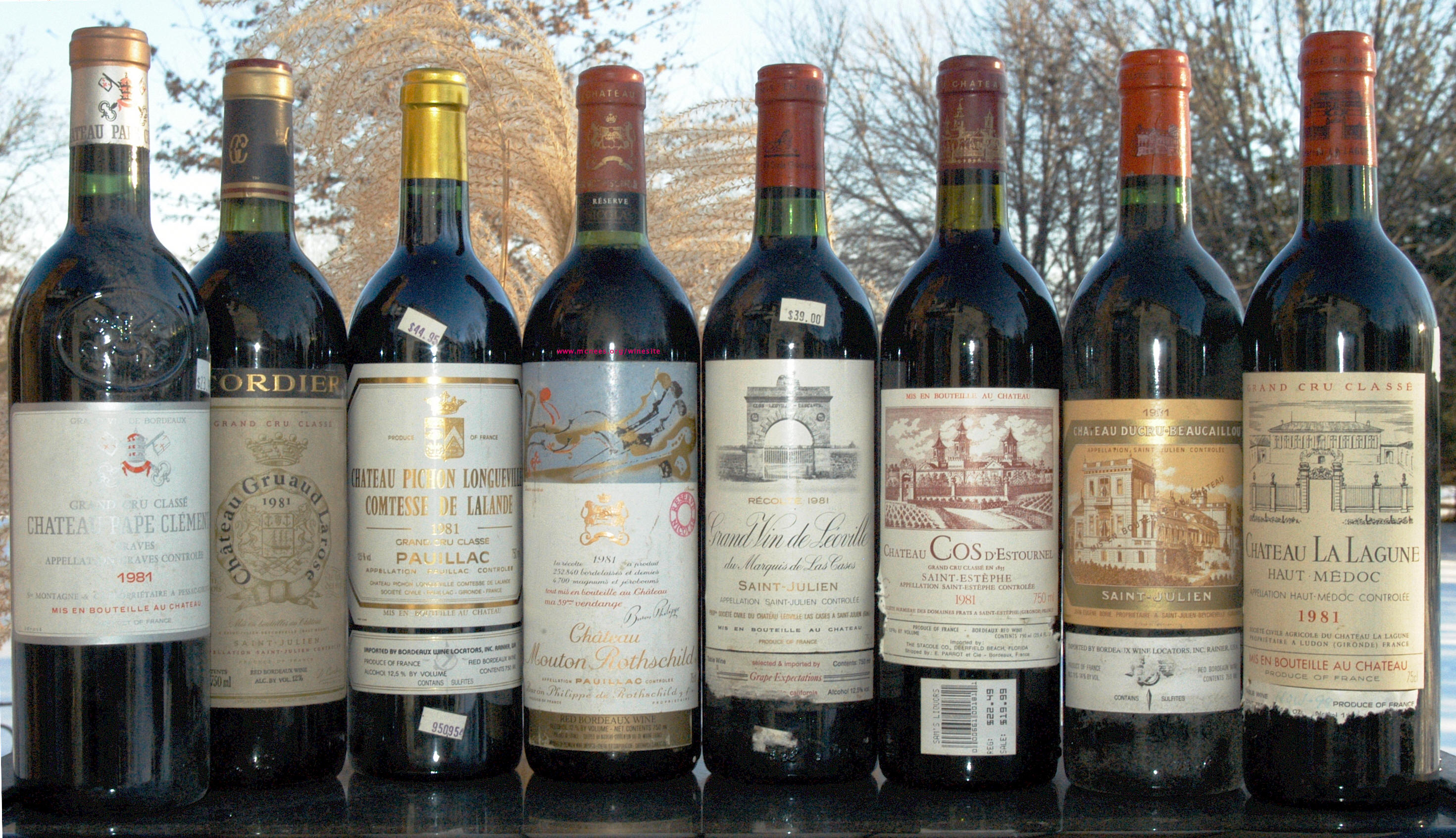 Bordeaux wines